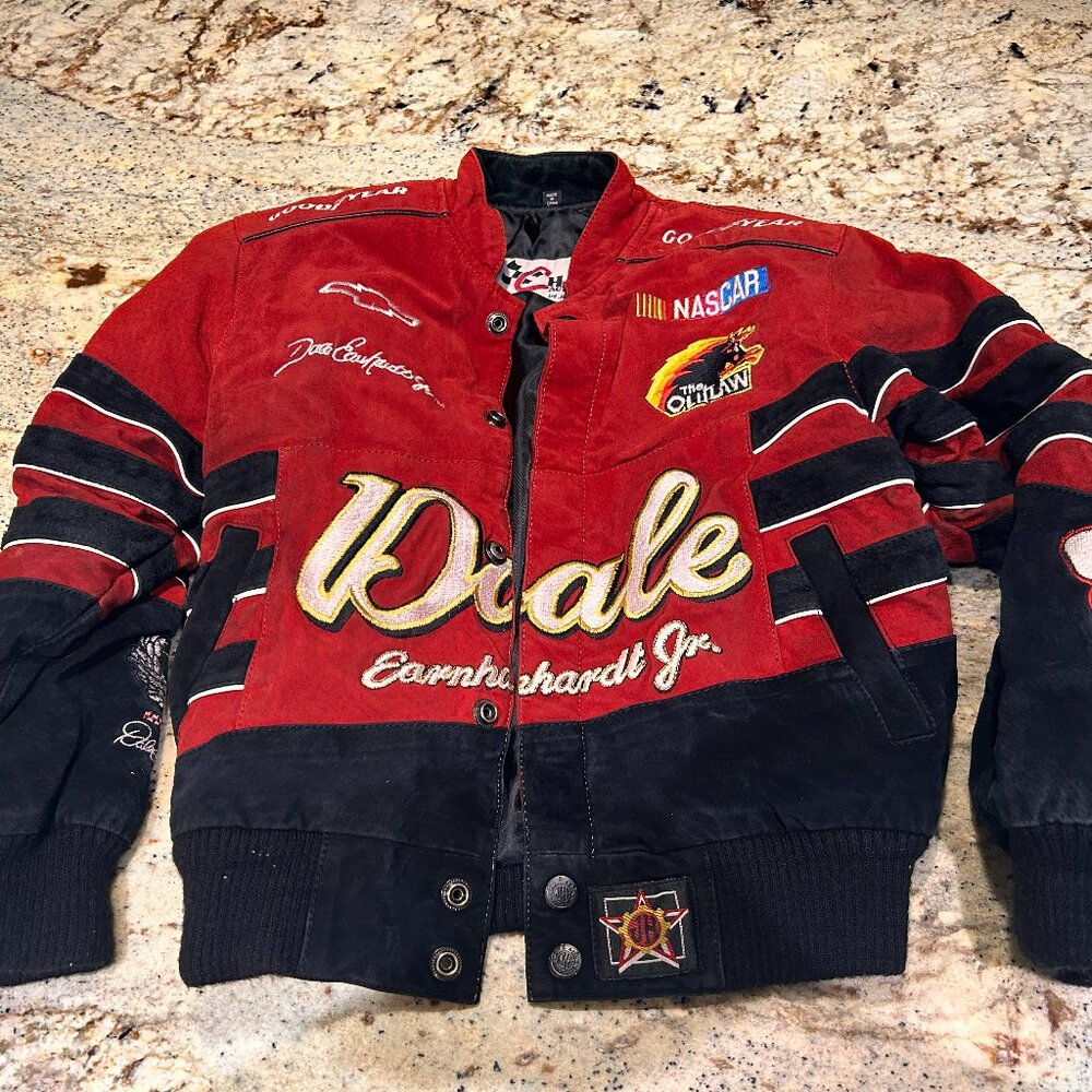 100 % Leather Dale Earnhardt Jr #8 Nascar Jacket